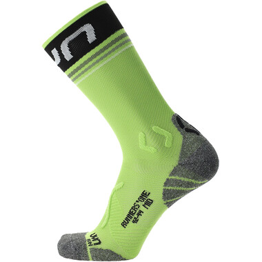 UYN RUNNER'S ONE MID Socks Green/Grey 2023 0